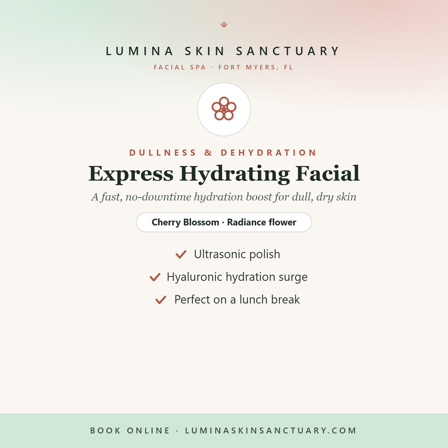 Express Hydrating Facial — Lumina Skin Sanctuary, facial spa in Fort Myers, FL