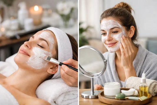 Professional Facials vs Home Facials