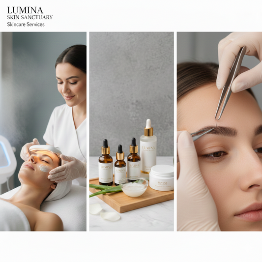 The full range of facial treatments, add-ons and waxing services at Lumina Skin Sanctuary in Fort Myers, FL