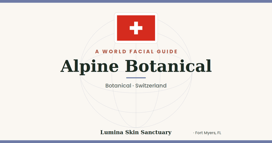 Alpine Botanical — Switzerland facial tradition | Lumina Skin Sanctuary World Facial Guide
