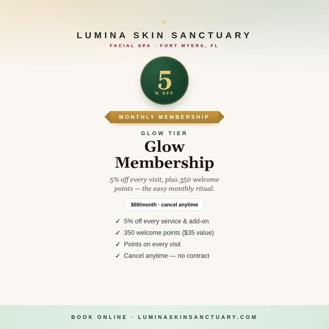 Facial Membership vs. Package vs. Pay-Per-Visit: Which Saves You the Most in Fort Myers? - Lumina Skin Sanctuary, Fort Myers