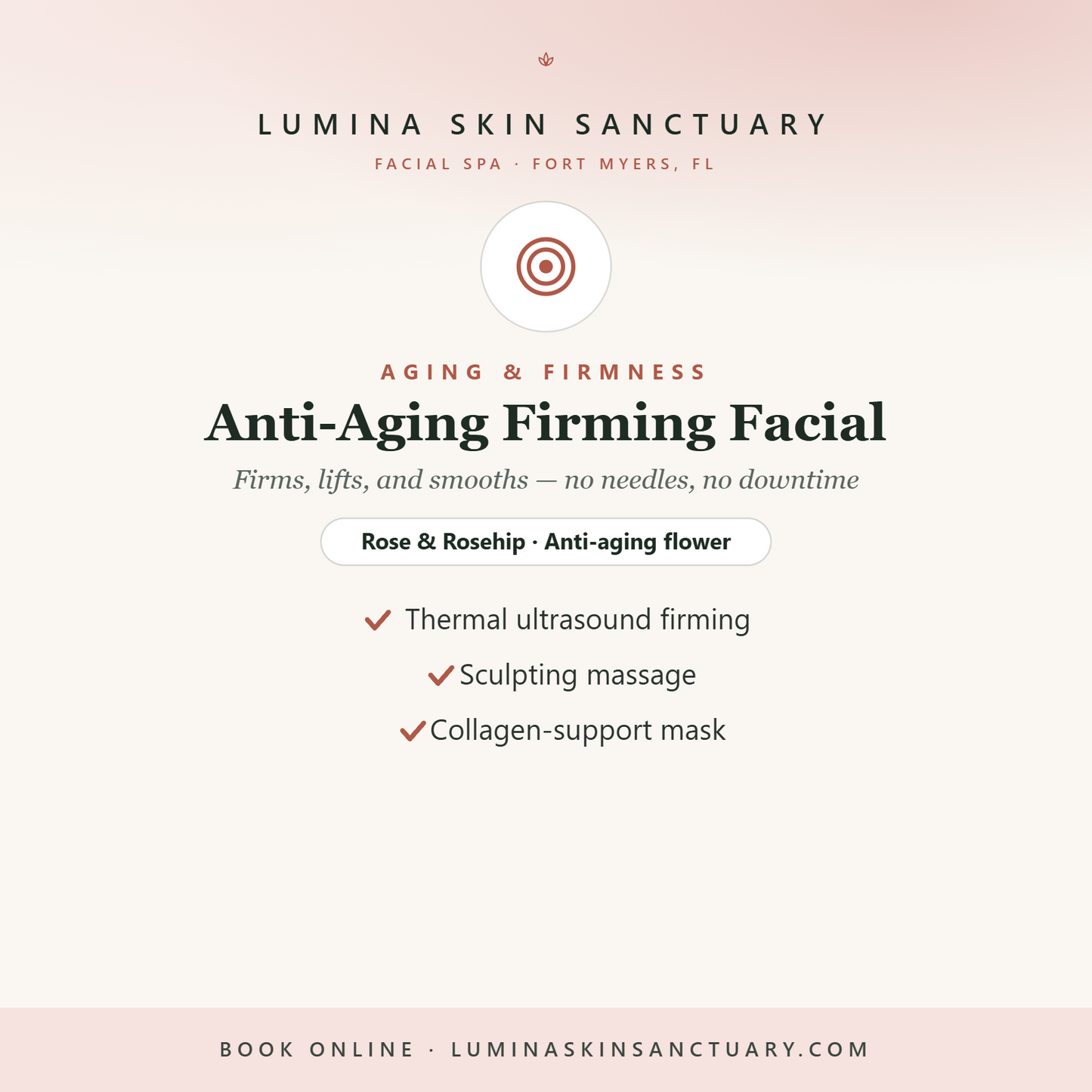 Anti-Aging Firming Facial · 3-Visit Series — Lumina Skin Sanctuary, Fort Myers