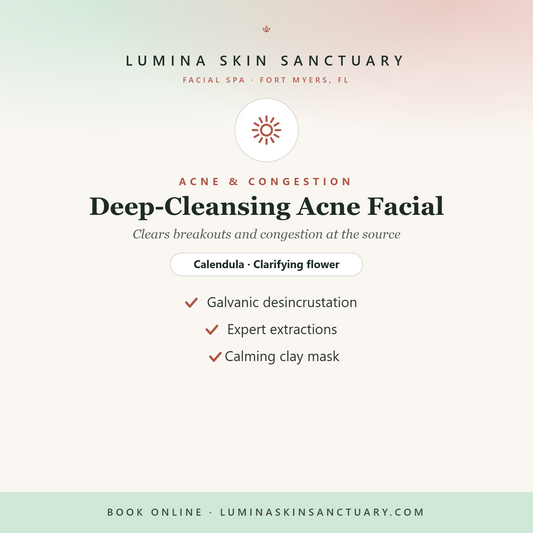 Deep-Cleansing Acne Facial — Lumina Skin Sanctuary, facial spa in Fort Myers, FL