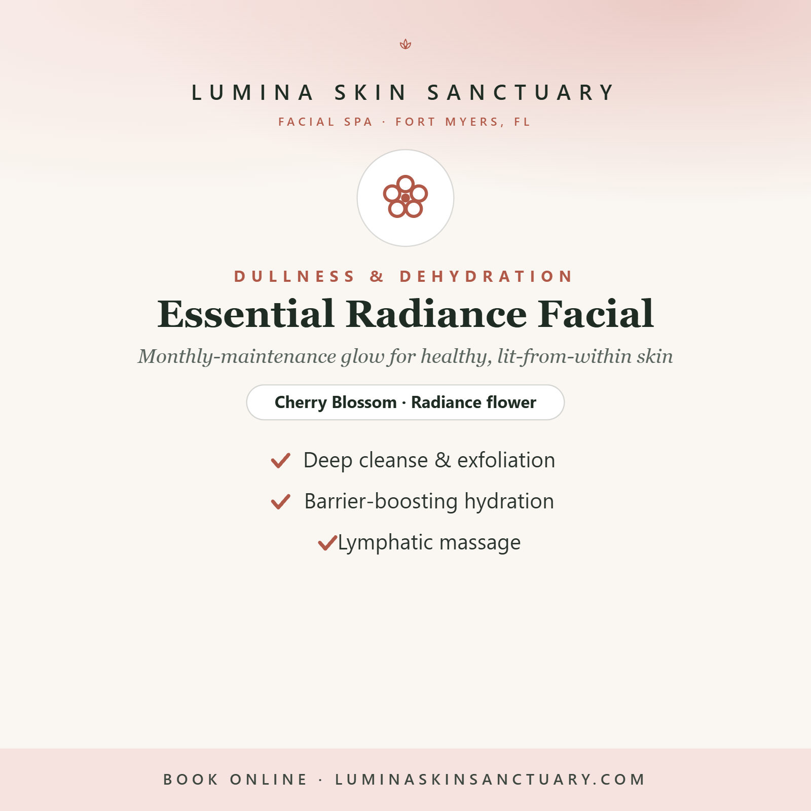 Essential Radiance Facial — Lumina Skin Sanctuary, facial spa in Fort Myers, FL