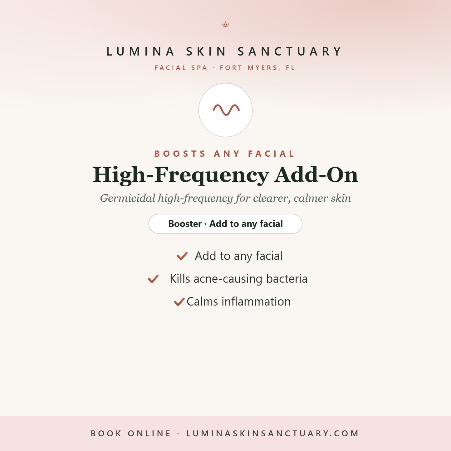High-Frequency Add-On — Lumina Skin Sanctuary, facial spa in Fort Myers, FL