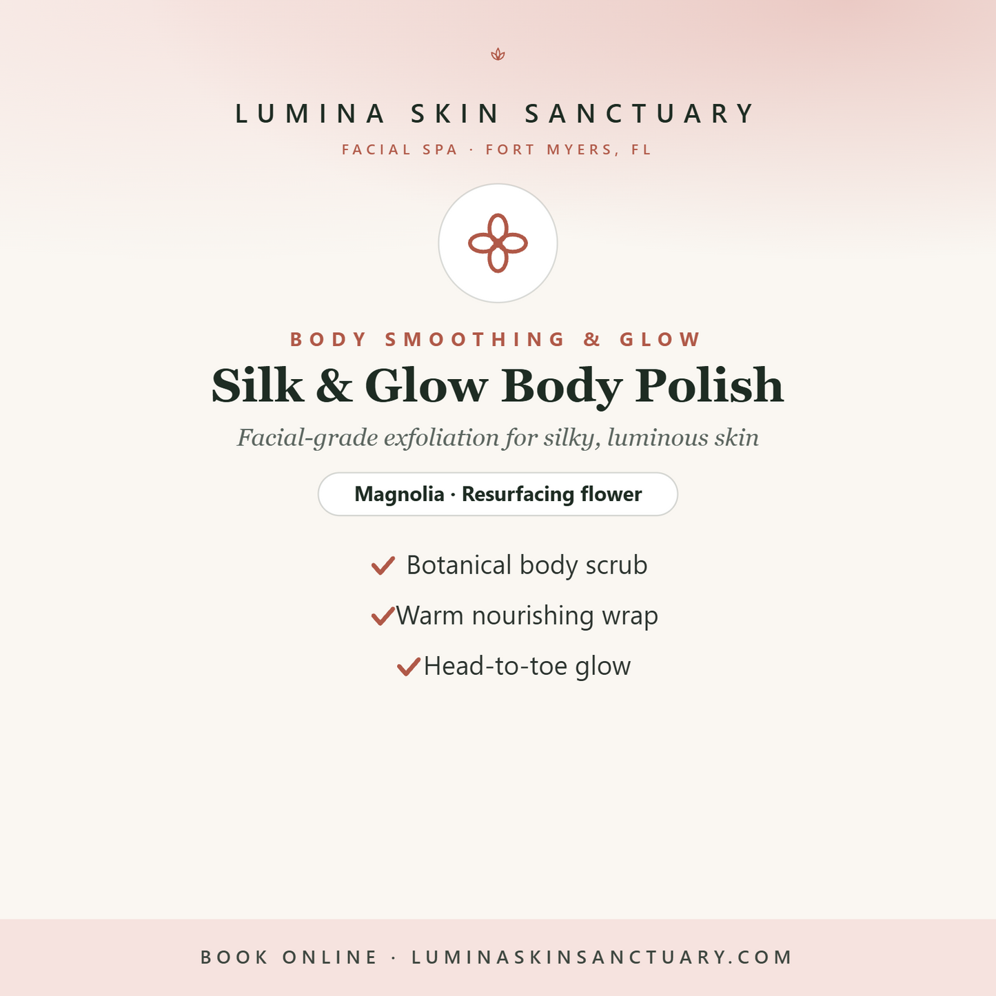 Silk & Glow Body Polish · 3-Visit Pack — Lumina Skin Sanctuary, Fort Myers