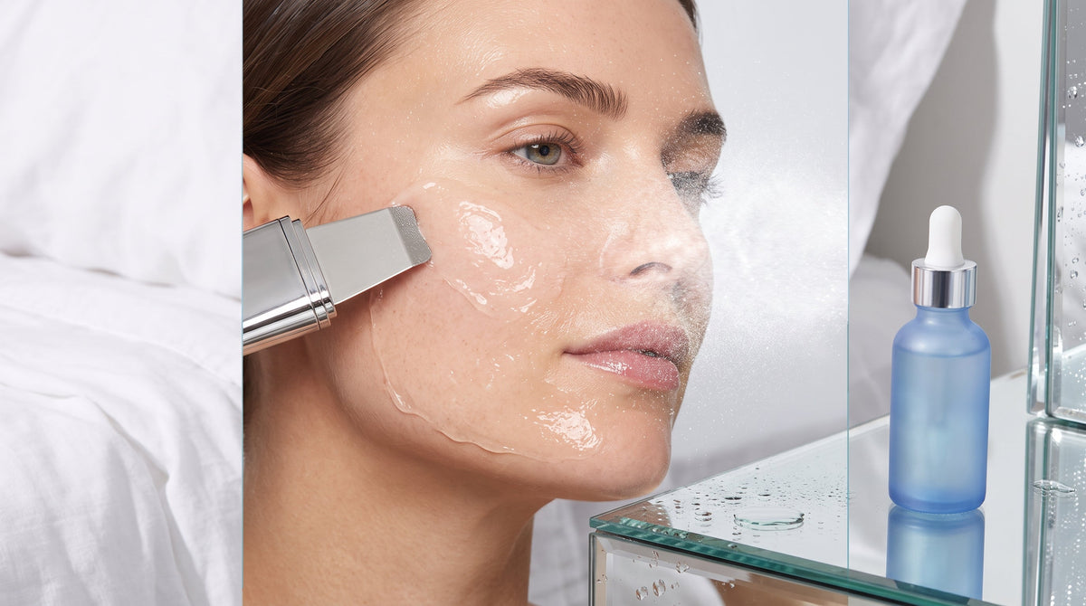 Express hydrating ultrasonic facial at Lumina Skin Sanctuary in Fort Myers, FL