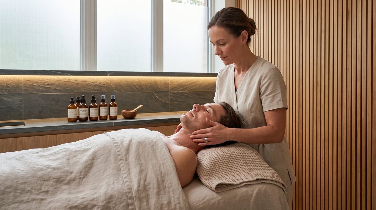 Express men's grooming facial at Lumina Skin Sanctuary in Fort Myers, FL